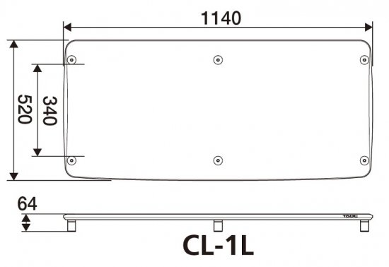 激安】【送料無料】TAOC CLシリーズ L Type CL-1L-DG ヨコ型オーディオ