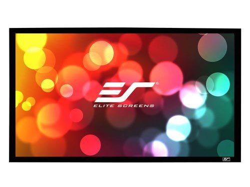 激安】【送料無料】ELITE(エリート) ER100WH1 固定スクリーン セイブルフレーム 100インチ(16:9)  シネホワイト素材-ウェブジャパン激安ショップ-