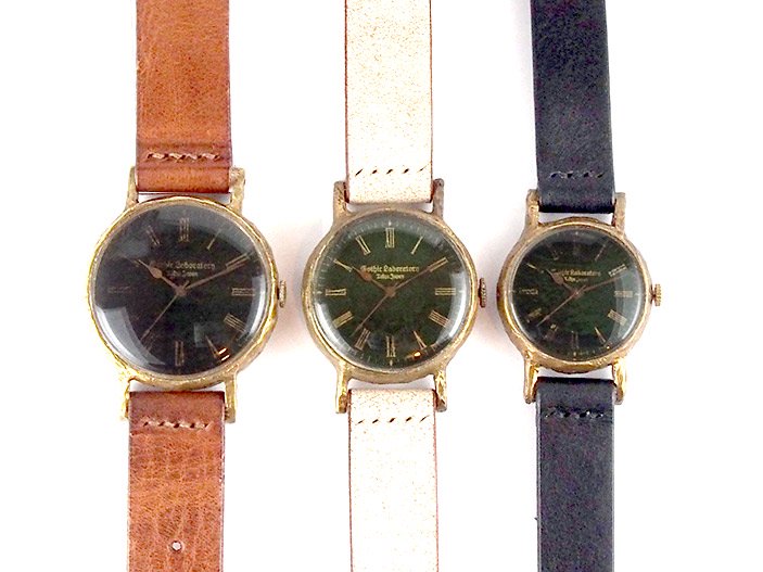 アンティークな腕時計 Classic Wristwatch 樹海 緑文字盤 | A STORY TOKYO