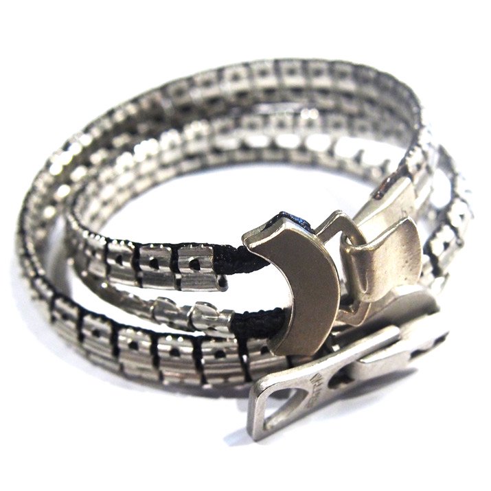 カガリユウスケ zip bracelet - Double ジップ ブレスレット ダブル SV