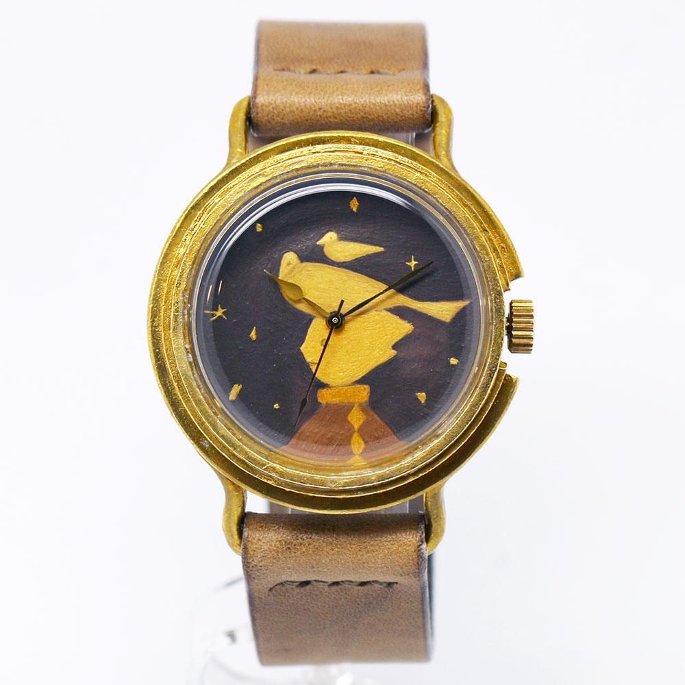 the Straight Story アート時計(非売品) アート腕時計「鳥と少年」画家 宗像裕作 × A STORY TOKYO