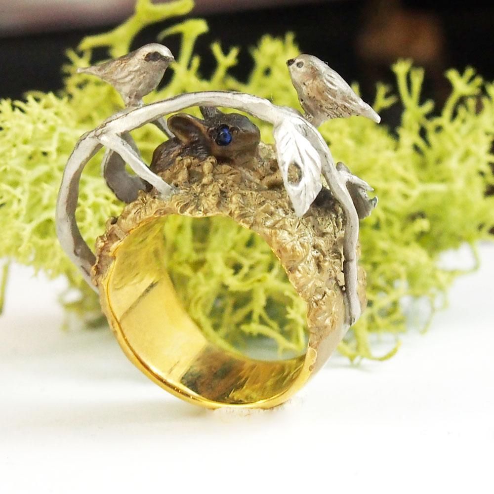 DECOvienya デコヴィーニャ 木陰のウサギ リング｜A STORY TOKYO