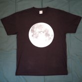 月面 蓄光Tシャツ in the Moon 月 満月