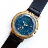 ヴィンテージ軍用時計デザインの手作り腕時計 arrow Blue