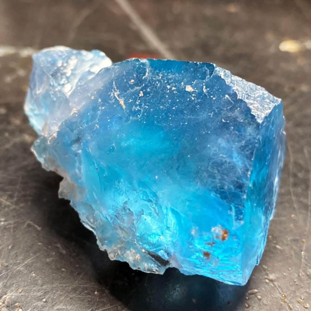 ファントムブルーフローライト 原石 中国産 (Flourite) 寸法 ...