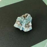 ライトブルーフローライト 原石   中国産 (Flourite)　寸法 : 20X35X43mm /約37g 蛍石 鉱物 Q
