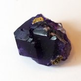 パープルフローライト 原石   中国産 (Flourite)　寸法 : 23×19×16mm /約22 g 蛍石 鉱物 F022