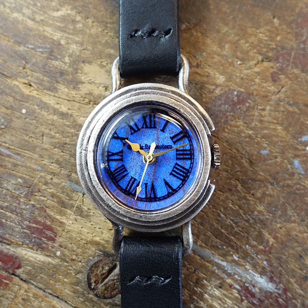 蓋付き腕時計 SILVER925 ブレスレットタイプ アンティーク風 - 時計