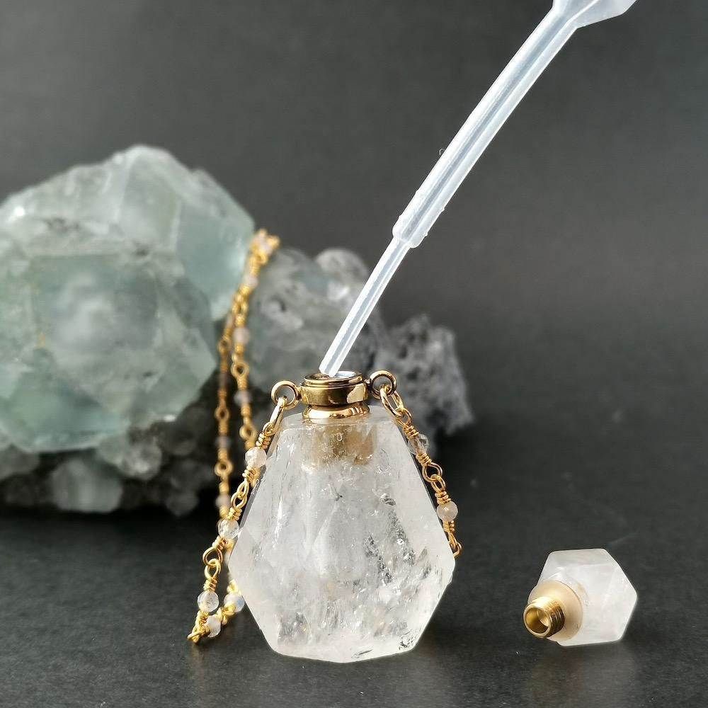 アメジスト 愛の守護石 香水瓶 天然石置物 1点もの 小 愛情 魅力