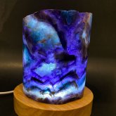 フローライトのランプ 013｜原石ランプ 鉱物標本 照明 ジェムイルミネーション