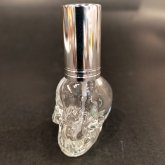 Skull 香水瓶｜  サンプルポータブルパフュームボトル　（シルバー）