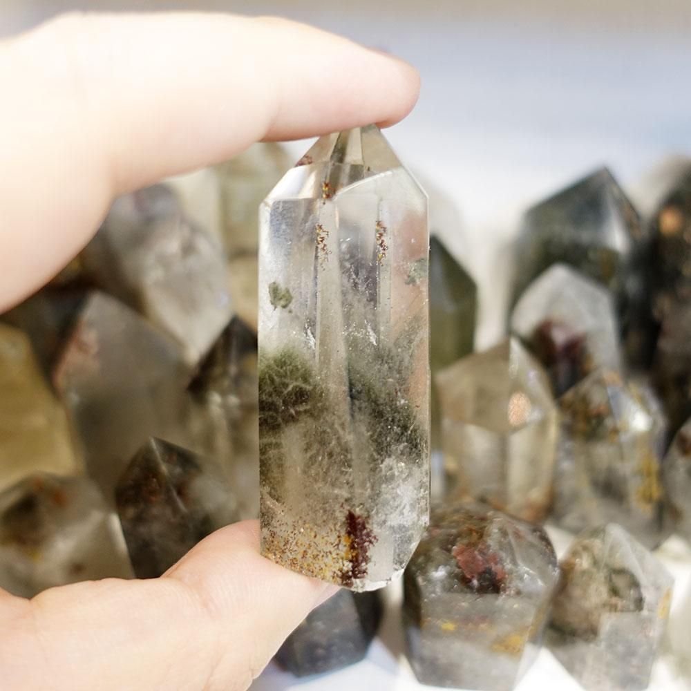 ガーデンクオーツ ファントムクォーツ ポイント 原石 幻影水晶