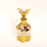 ピンクの蝶と蝶の香水瓶 香水ボトル｜ アンティーク ヴィンテージ パフュームボトル