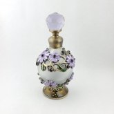 紫のお花　香水瓶 ｜ アンティーク ヴィンテージ パフュームボトル