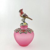 美しい赤い鳥の香水瓶｜ アンティーク ヴィンテージ パフュームボトル