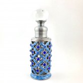 青と水色の香水瓶｜ アンティーク ヴィンテージ パフュームボトル