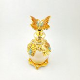 オレンジの蝶と薔薇の香水瓶 香水ボトル｜ アンティーク ヴィンテージ パフュームボトル