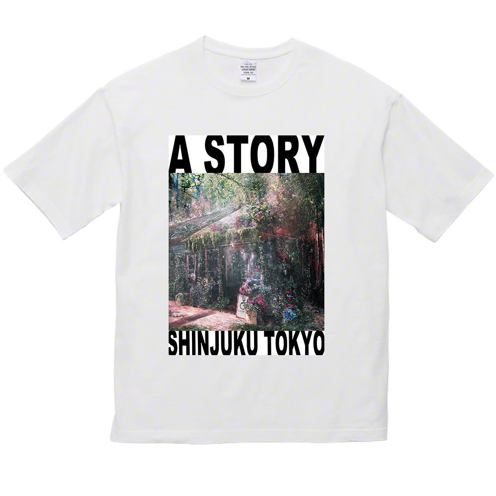 東京Tシャツ 新宿Tシャツ モザイク通りA STORY TOKYO 退廃した未来 ロストフューチャー｜A STORY TOKYO