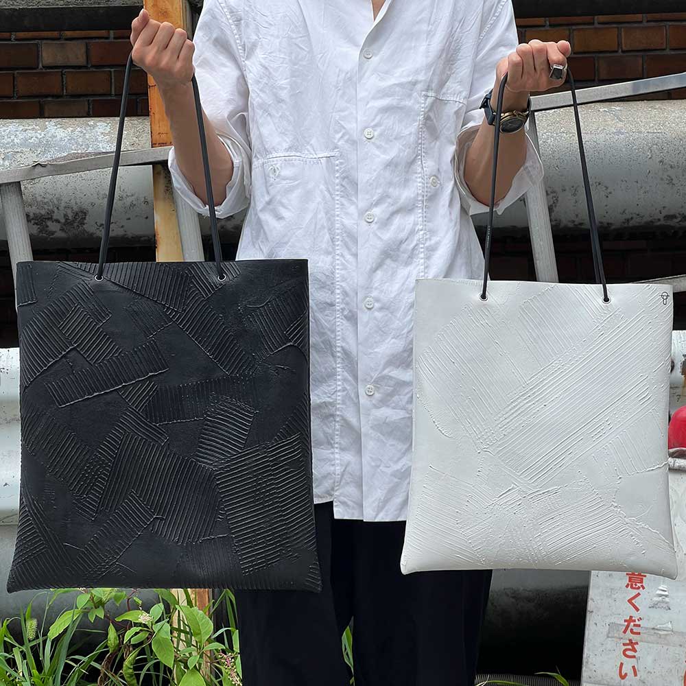 カガリユウスケ A STORY 別注 電線 トート バッグ ホワイト / ブラック white black KAGARI YUSUKEの通販 ｜A  STORY TOKYO