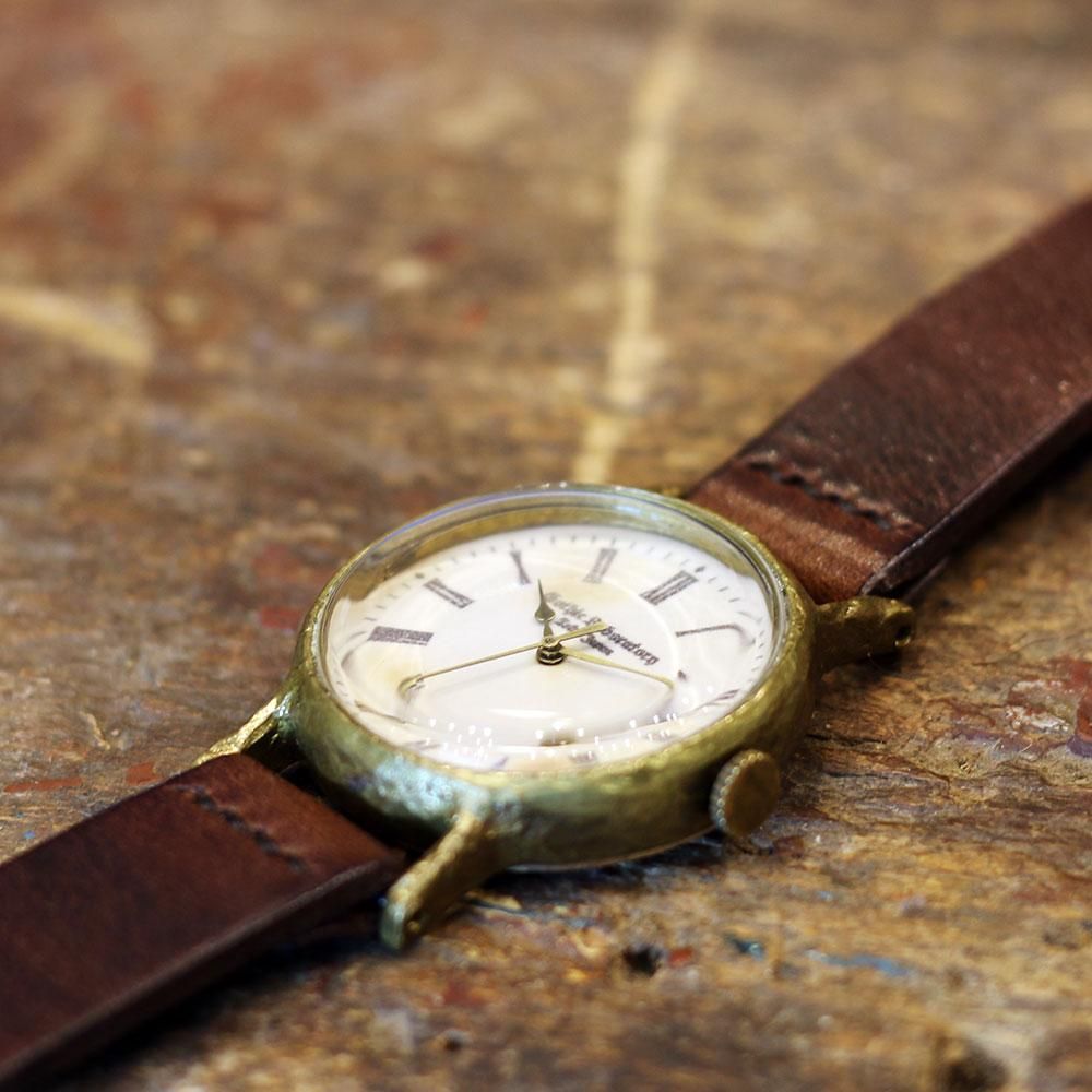 アンティークな腕時計 Classic Wristwatch White 白文字盤 手作り腕時計と作家物 天然石アクセサリーの通販 A Story Tokyo アンティークな腕時計 Classic Wristwatch White 白文字盤 手作り腕時計と作家物 天然石アクセサリーの通販 A Story Tokyo
