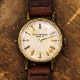 アンティークな腕時計 Classic Wristwatch white 白文字盤