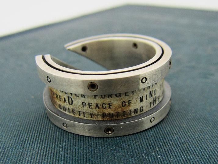 chord コード 太陽と月の手紙リング Letter Ring