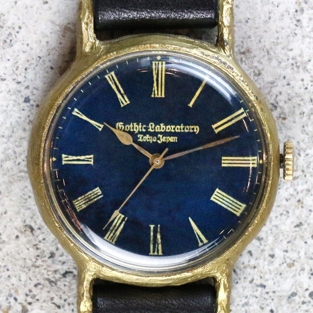 アンティークな腕時計 Classic Wristwatch 深海 青文字盤 ｜A STORY TOKYO