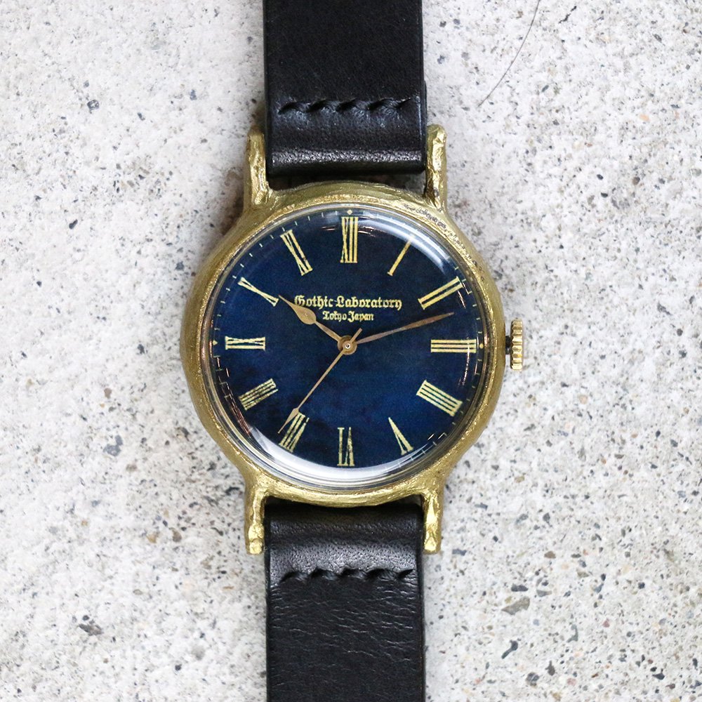 アンティークな腕時計 Classic Wristwatch 深海 青文字盤 ｜A STORY TOKYO