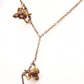 fillyjonk フィリフヨンカ Steampunk necklace スチームパンク32号 チェーンにしがみつくお家