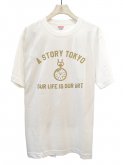 A STORYオリジナルTシャツ ロゴTシャツ white