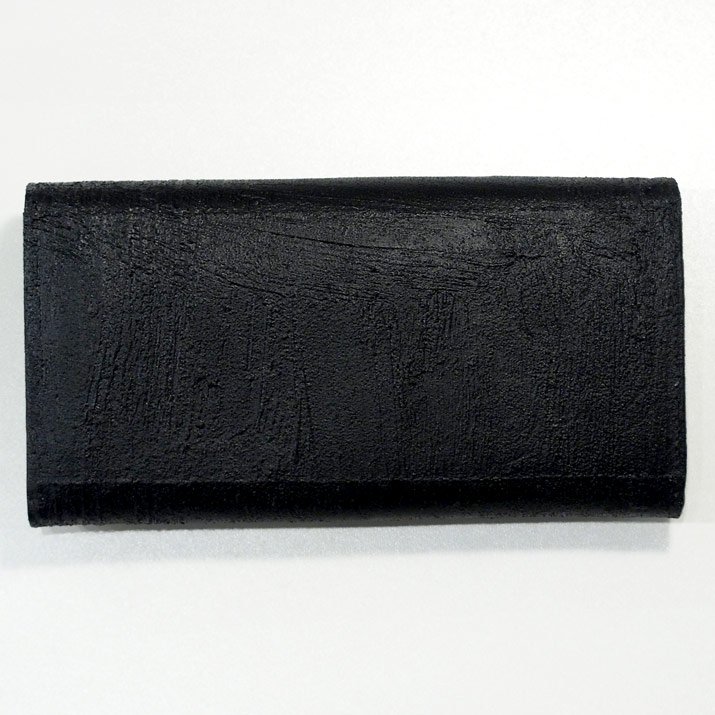 BK黒壁カガリユウスケ　薄型ブラック長財布