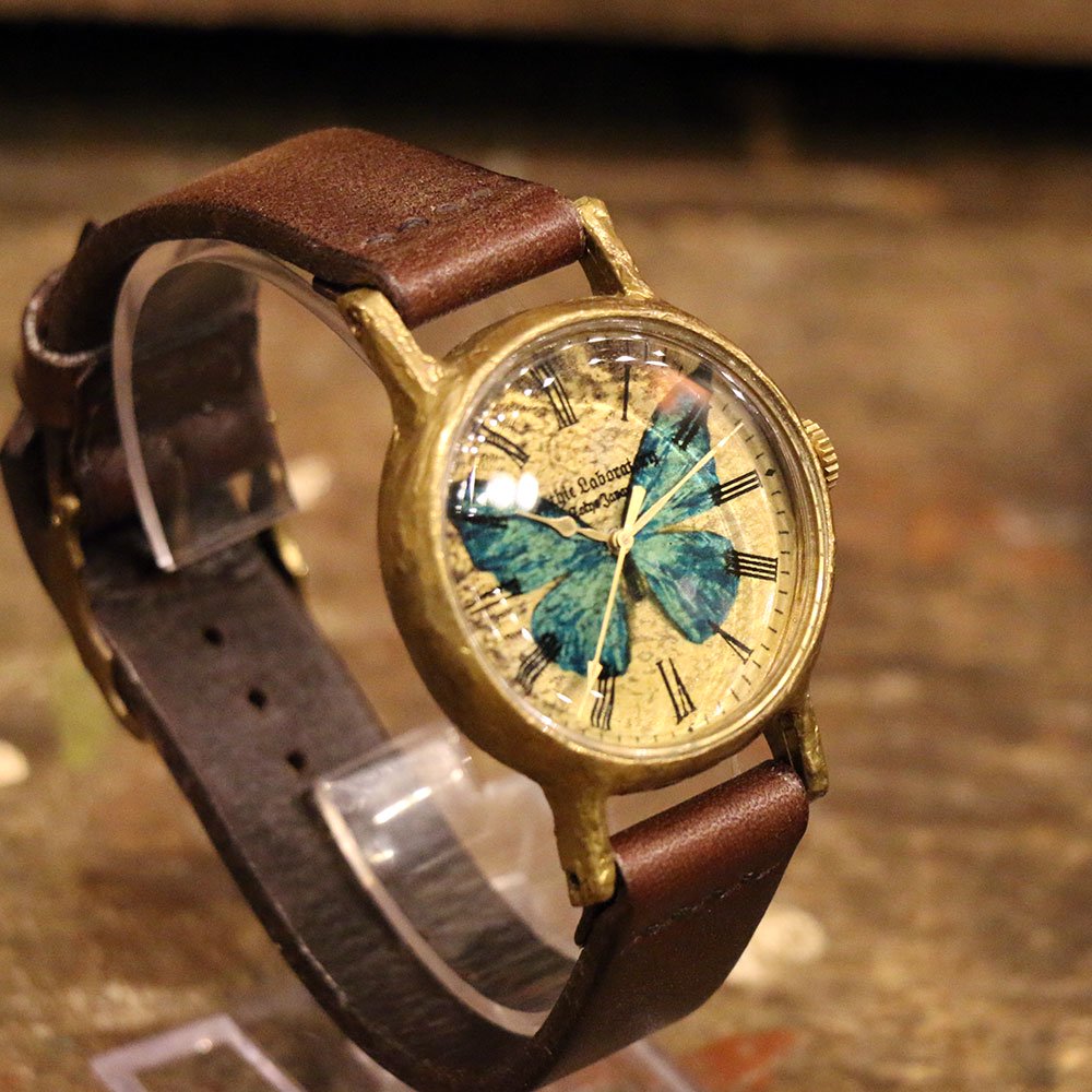 世界一美しい蝶 モルフォ蝶の腕時計 Classic Wristwatch Morpho 手作り腕時計と作家物 天然石アクセサリーの通販 A Story Tokyo