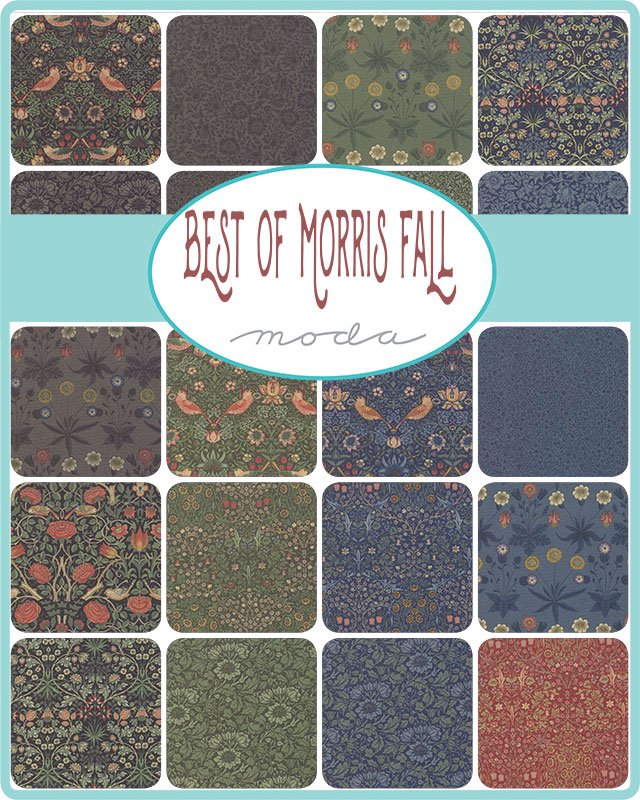 Best of Morris Fall(ベスト オブ モリス フォール)-33499-16 Moda｜布生地・ファブリック生地通販なら手作り生地 専門店『abeille』