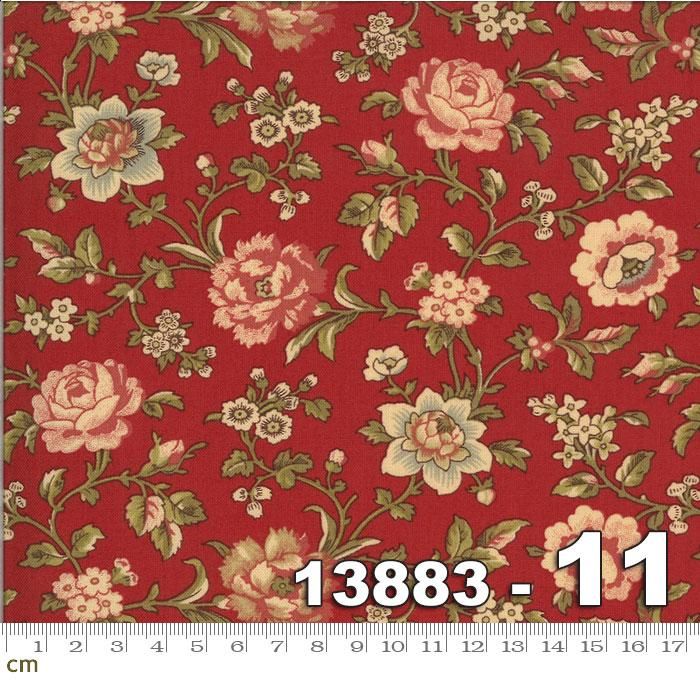 高級素材使用ブランド Rose La Rouge(ラ 花柄｜布生地 ルージュ)-13883-11 ローズ その他
