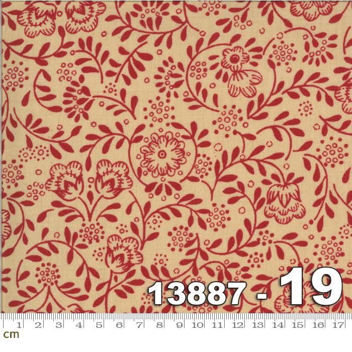 La Rose Rouge-13884-16 花柄｜布生地・ファブリック生地通販