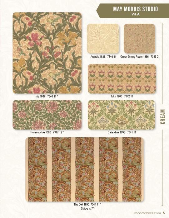 クラフト・布製品 MI Moda モダ】May Morris Studio(メイ モリス スタジオ)-7340-13