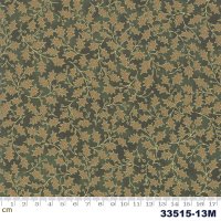 Poinsettias & Pine Metallic-33515-13M(メタリック加工)(3F-03)