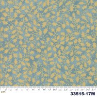 Poinsettias & Pine Metallic-33515-17M(メタリック加工)(3F-03)(3F-09)