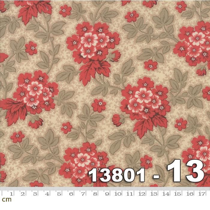 【保存版】 La Rose Rouge-13881-12 花柄｜布生地・ファブリック生地通販 その他