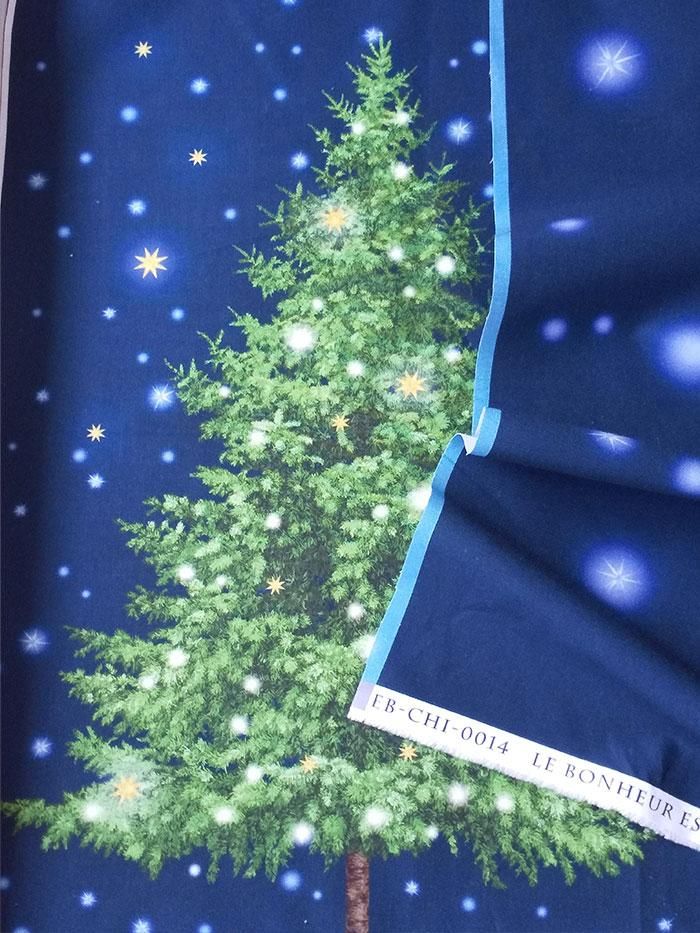 クリスマスイベント限定 タペストリー クリスマス刺繍タペストリーL ツリー サンタ タペストリー 280