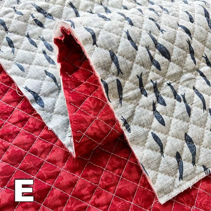 お得】会員様 限定割引 リバーシブルキルト生地 ※カット済み 50