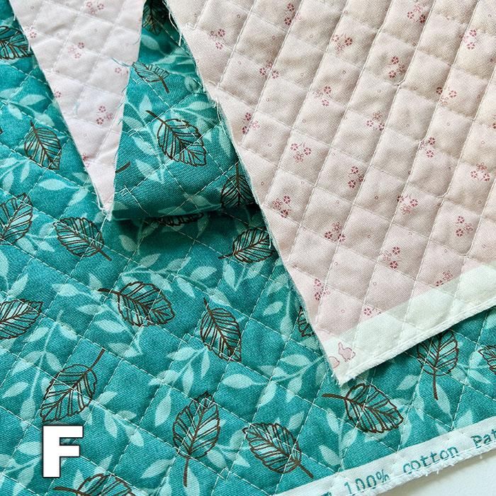 お得】会員様 限定割引 リバーシブルキルト生地 ※カット済み 50