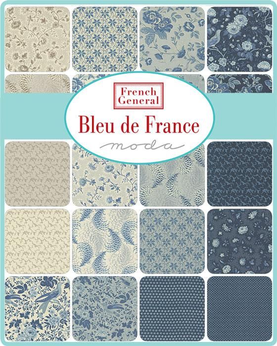 Bleu De France(ブルー ドゥ フランス)-13935-14 リーフ柄