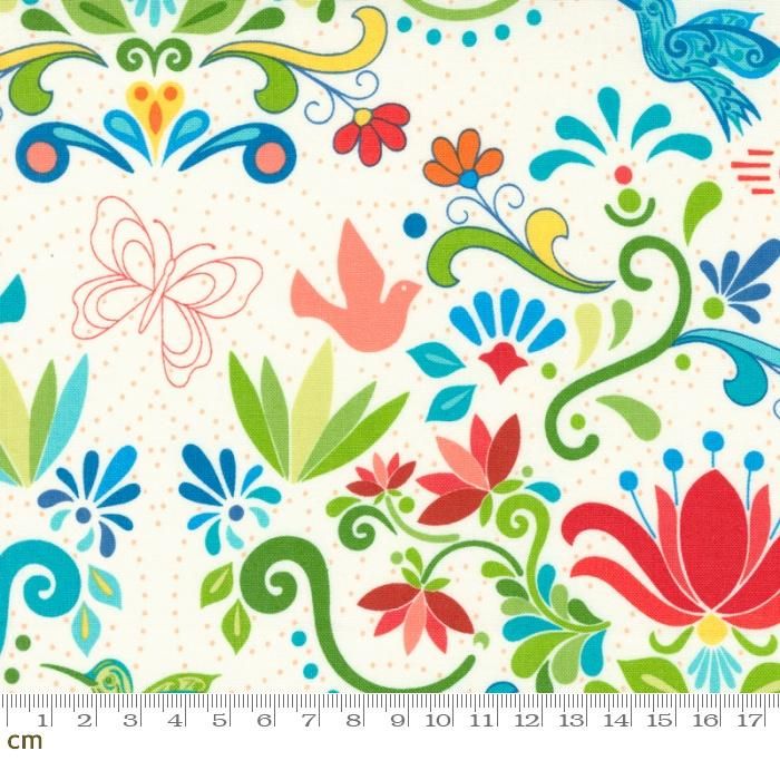 カラフルな花模様の生地 184fcf75c7dc793061fb533302d9e8