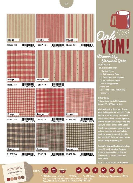 Petite Prints-13693-12quilt(キルティング生地) フレンチ