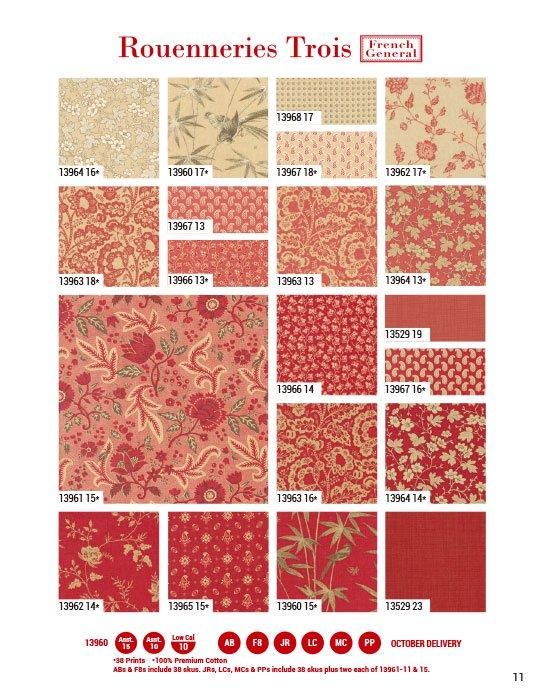 花柄アンティーク生地 | フレンチジェネラル - 布生地通販 -柄が