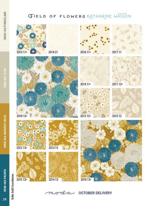 Moda Field Of Flowers|小花柄デイジー - 布生地通販 -柄が