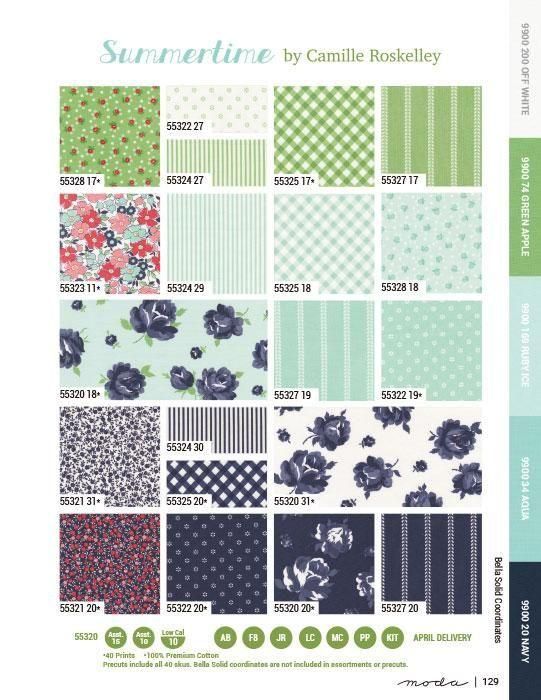 小花柄シーチング | Moda モダ - 布生地通販 -柄がかわいい