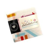 【Ruby Star】Salutations-RS1089MC 約6.5×6.5cm (42枚) moda カットクロスセット ポップなアイテム柄が詰まったシリーズ