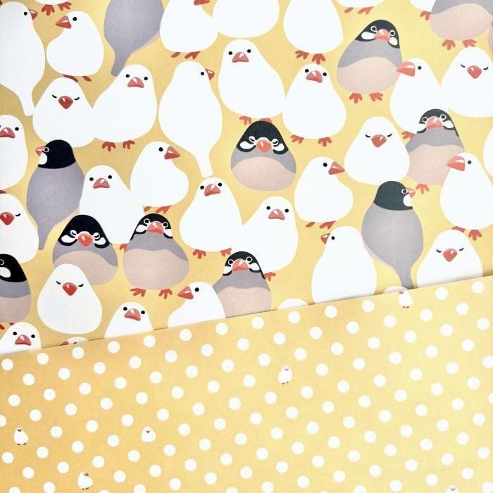 デザインペーパー | もちもち文鳥 - 布生地通販 -柄がかわいい